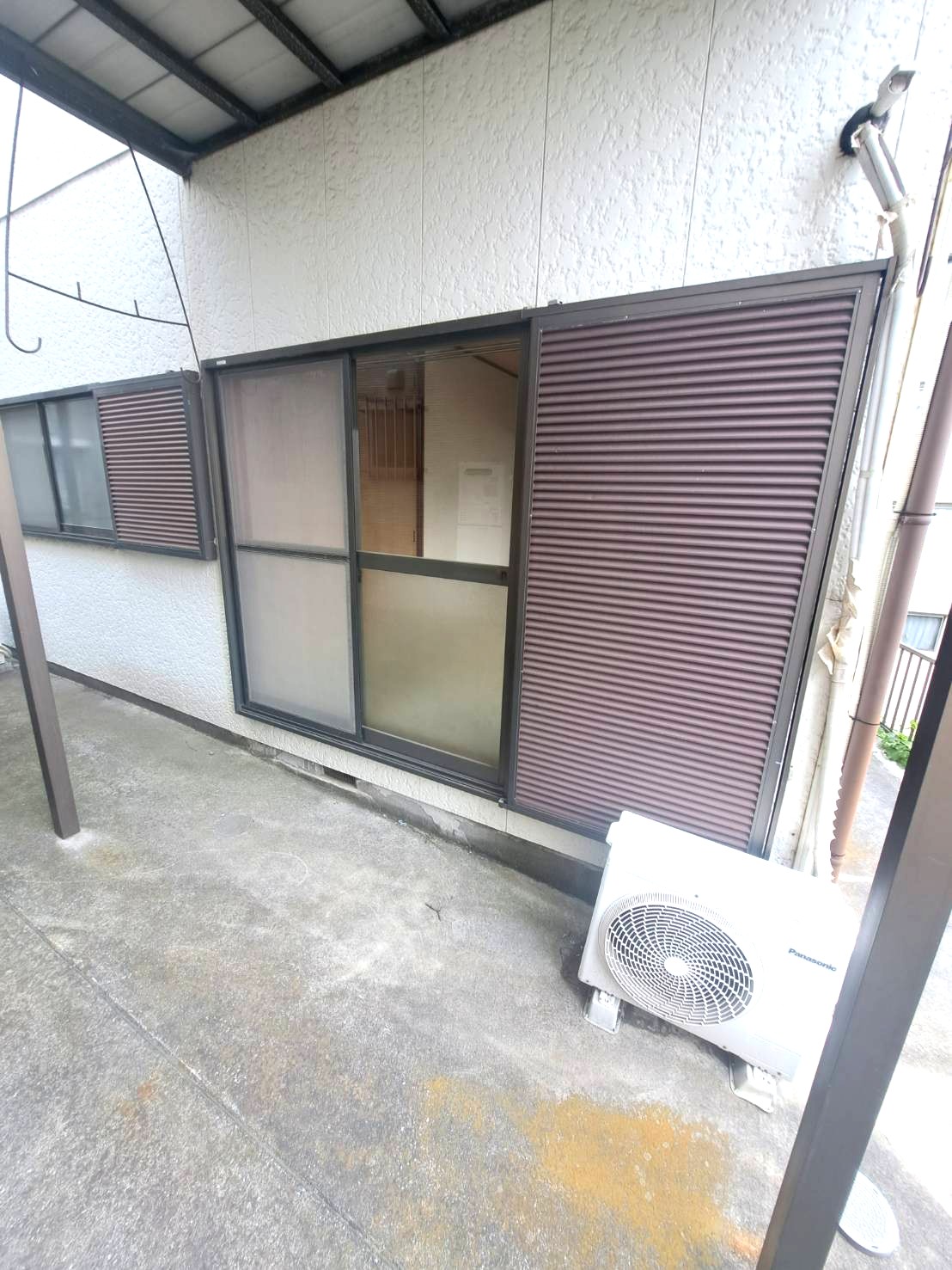 バルコニー　物干し機付き☆
