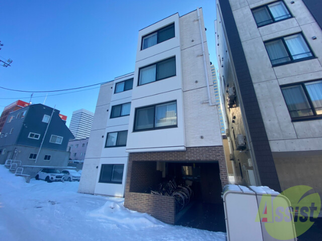 建物外観　札幌市北区北６条西「ヴィラ・パティナ」