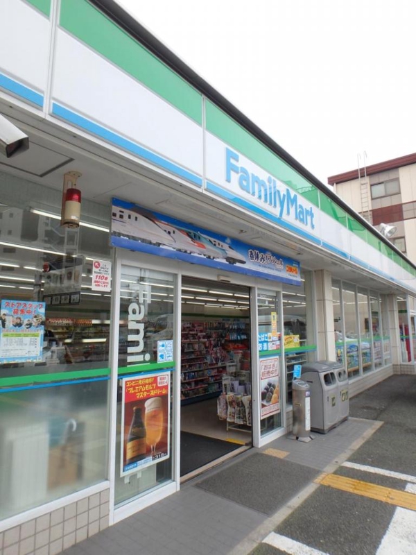 コンビニ　ファミリーマート 桑津一丁目店（コンビニ）まで395m