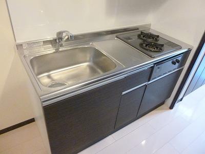 キッチン　２口ガスコンロのキッチン