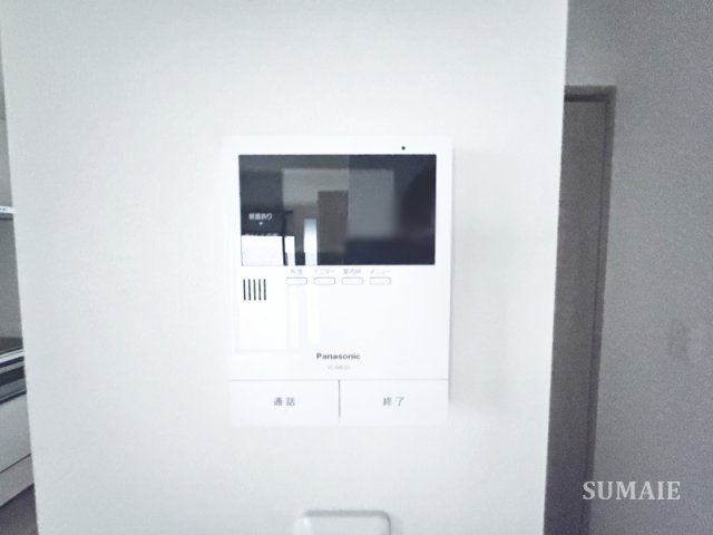 セキュリティ　モニター付きインターホンです