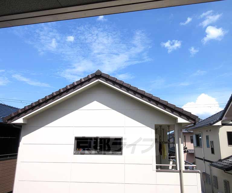 眺望　バルコニーから見た室外風景です！