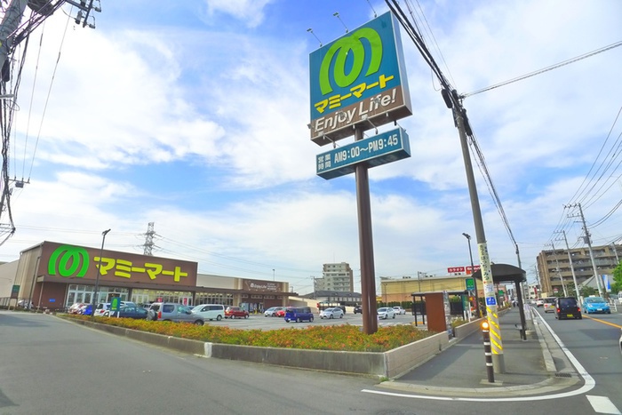 スーパー　マミーマート（スーパー）まで735m