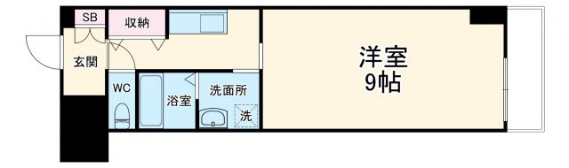アリビオ夕陽丘の間取り写真