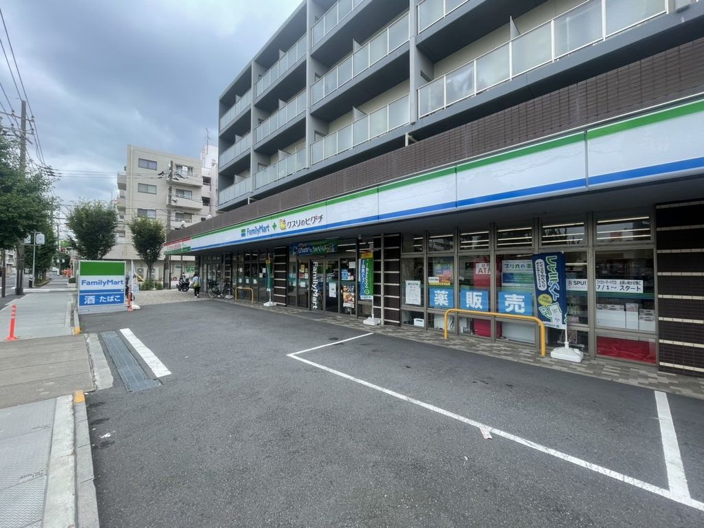 コンビニ　ファミリーマート 薬ヒグチ行徳駅前公園店（コンビニ）まで80m