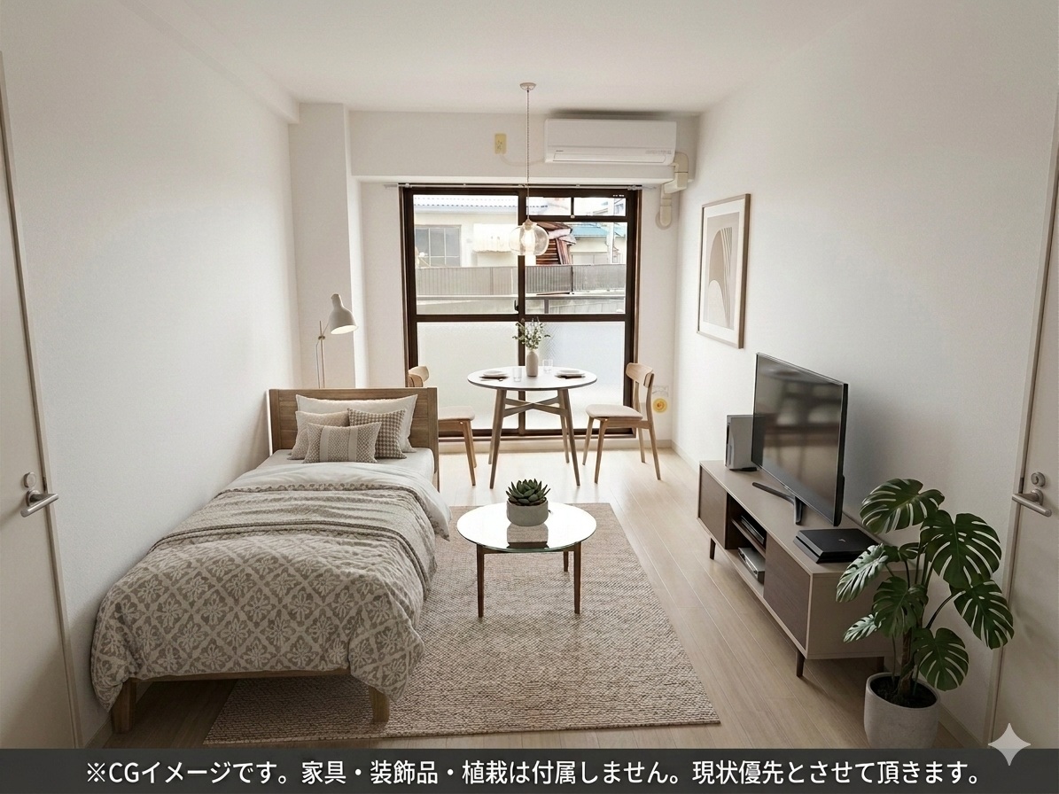 居室・リビング　CGによるイメージ図です。