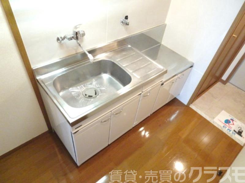 キッチン　ガスコンロ設置可♪