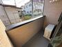 バルコニー　ここに収納があります。収納があると部屋が広く使えます。