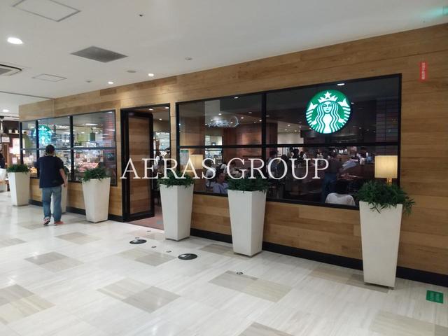 飲食店　スターバックス コーヒー ダイエーいちかわコルトンプラザ店（飲食店）まで485m