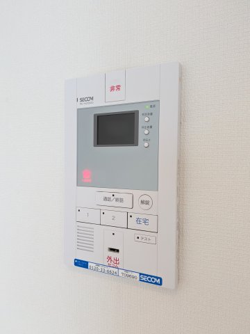 セキュリティ　TV付きインターホンでセキュリティ面も安心です