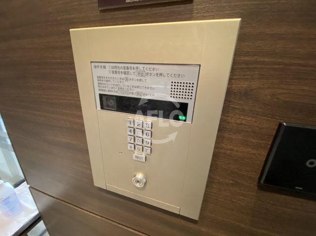 セキュリティ　阿波座ライズタワーフラッグ46　オートロック