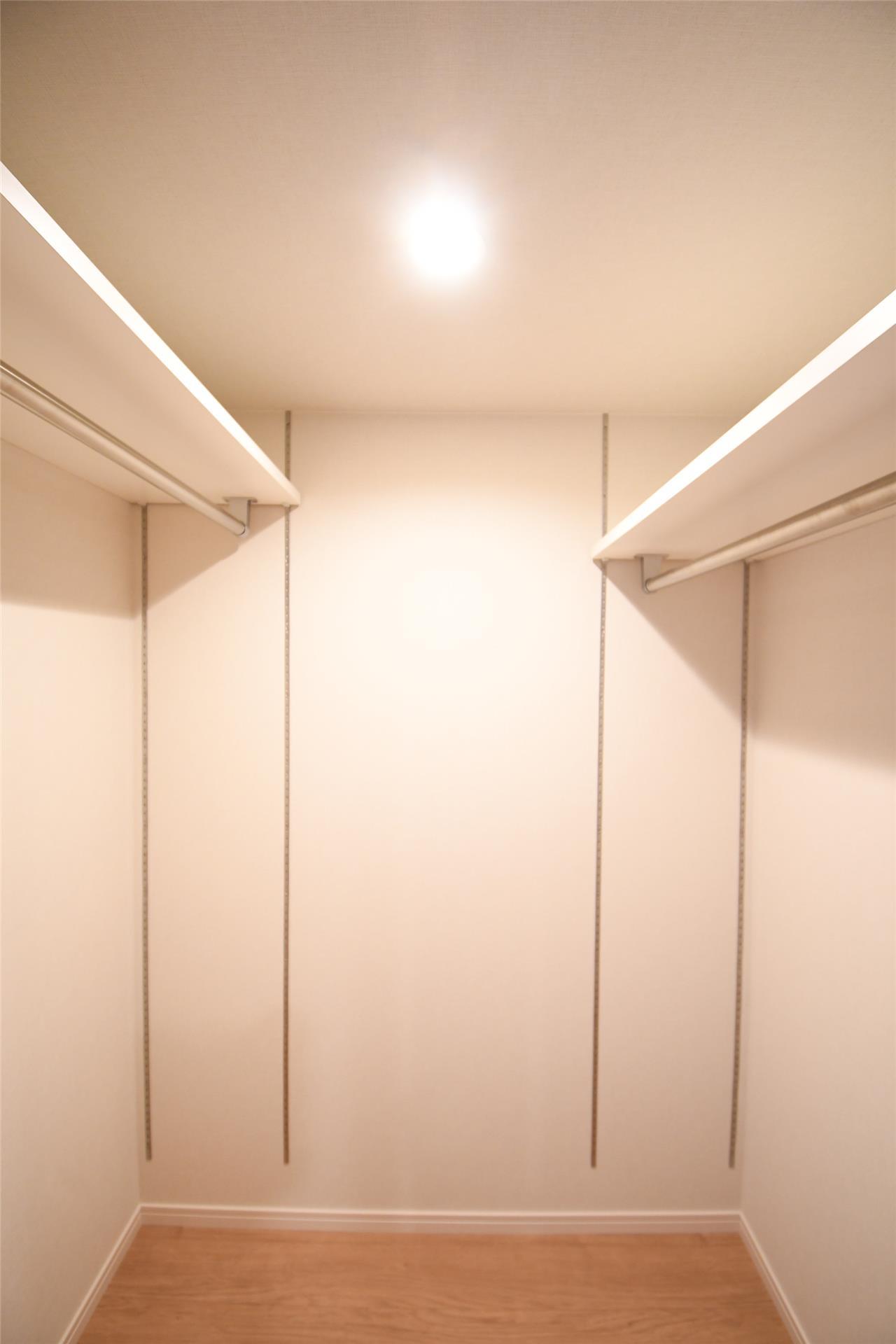 収納　ウォークインクローゼット