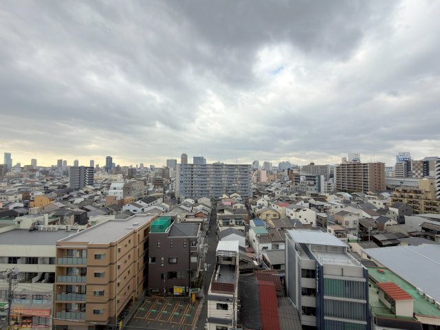 眺望　レジュールアッシュ緑橋駅前