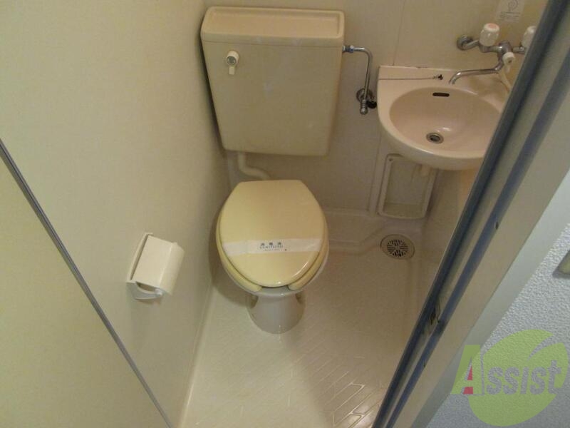 トイレ　ユニットバスの清潔なおトイレです