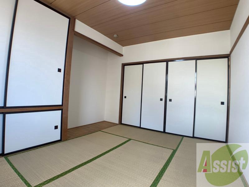 その他部屋・スペース　６帖の和室です。和室に布団でぐっすり眠れそうですね。
