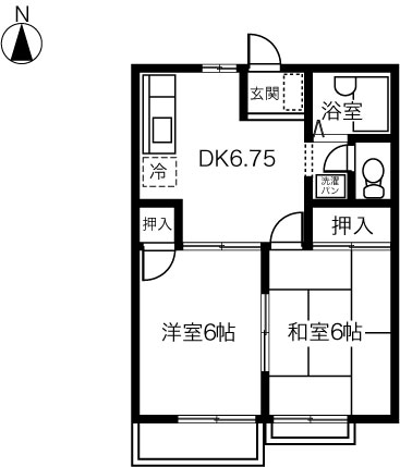 SUNNY HEIGHTS 21の間取り写真