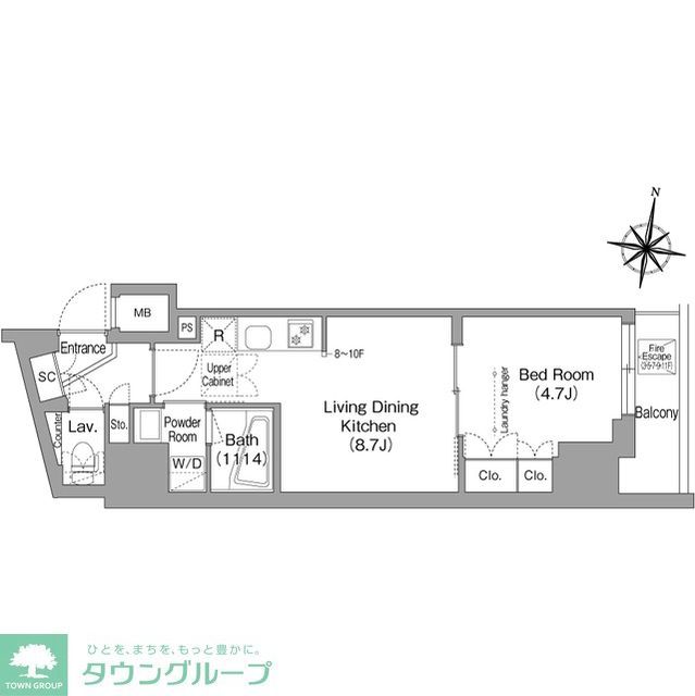 BPRレジデンス南品川の間取り写真