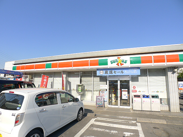 コンビニ　サンクス 越谷宮本町店（コンビニ）まで413m