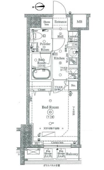 スクエアシティ西台AZの間取り写真