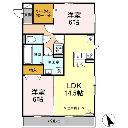 リベラマーロの間取り写真