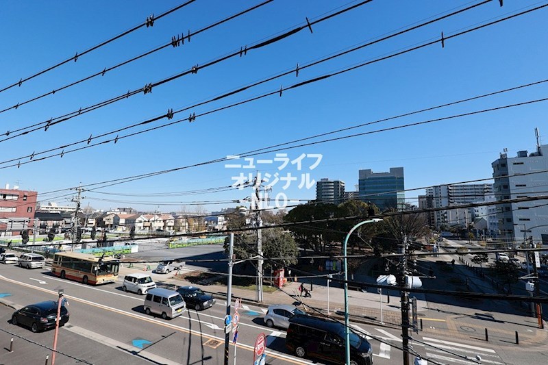 眺望　前面に遮るものが無く開放感のあるお部屋です