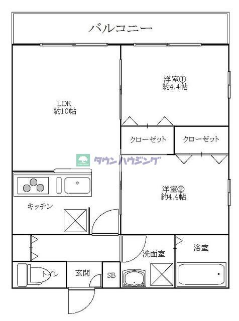 ＪＲ常磐線 南柏駅 徒歩14分 3階建 築4年の間取り写真