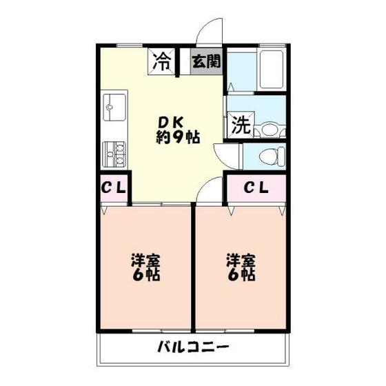 ハイツソラーナの間取り写真