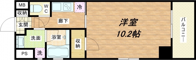 フレンシアノイエ内本町の間取り写真