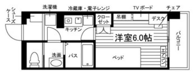 学生会館津島HUBの間取り写真