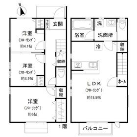 東急大井町線 上野毛駅 徒歩8分 2階建 築10年の間取り写真