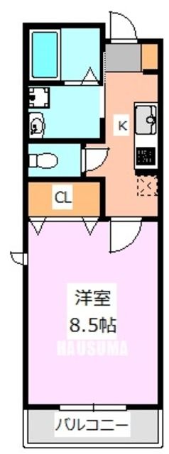 メゾン ラ フィーユの間取り写真