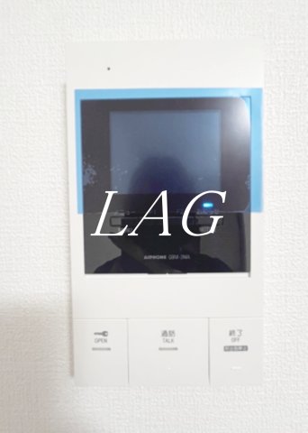 セキュリティ　モニター付きインターフォンです。