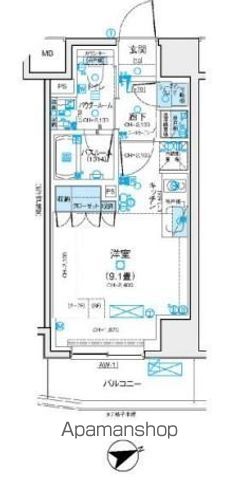 デュオステージ立川曙町の間取り写真