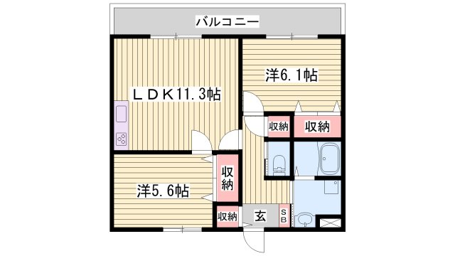 チェリーブロッサムの間取り写真