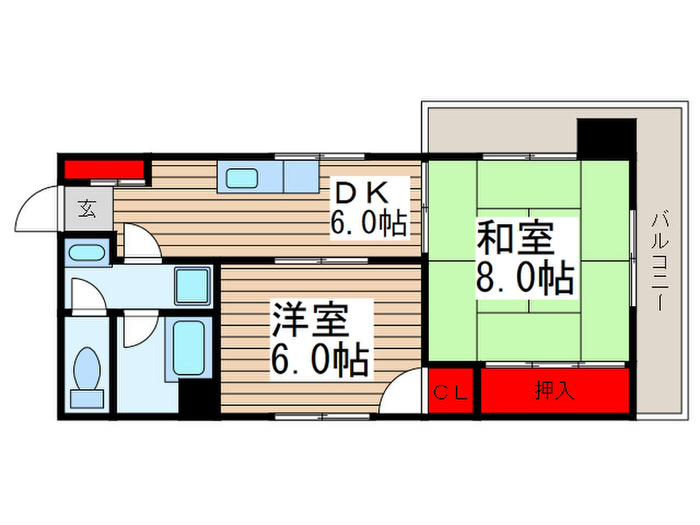 ニュ-三浦マンションの間取り写真