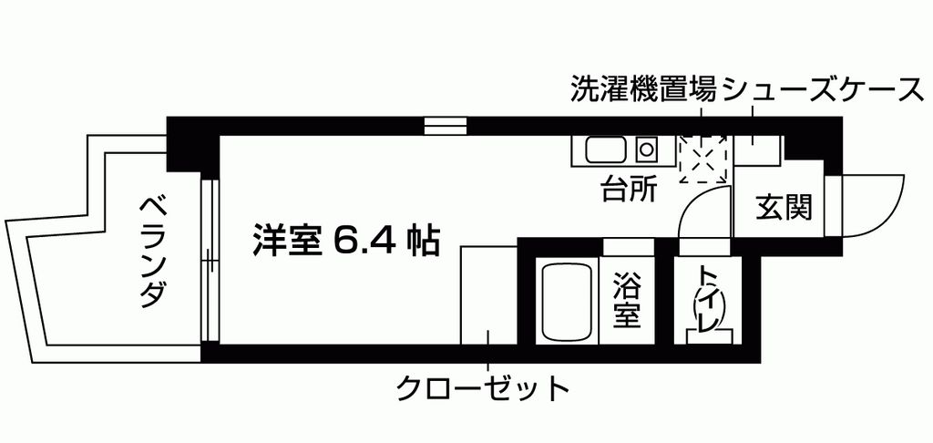 千里山フォンタナの間取り写真