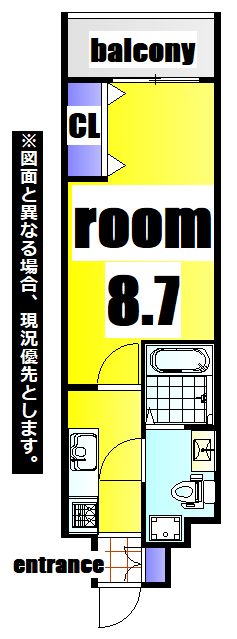 No.65 ORIENT CROSSING TOWERの間取り写真