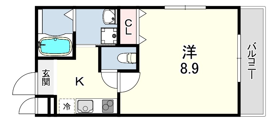 フジパレス阪急園田WEST3番館の間取り写真