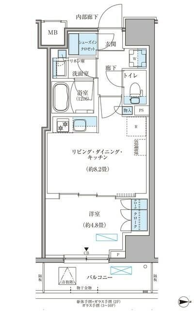 パークアクシス住吉ガーデンスクエアの間取り写真