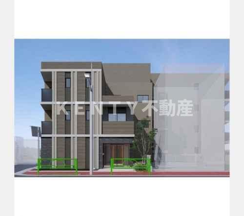 建物外観　こちら、外観パースです