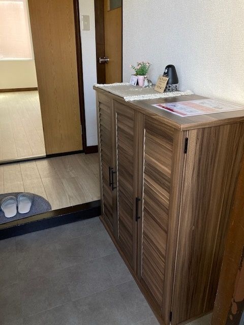 玄関　ゆったりとした玄関です