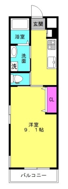 アメティストの間取り写真