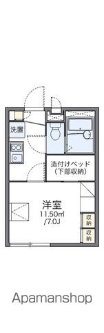 レオパレススズキ2号棟の間取り写真