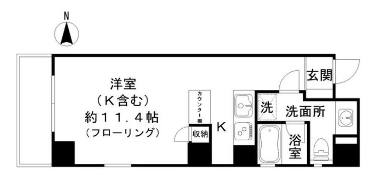 イデールームズ上原の間取り写真