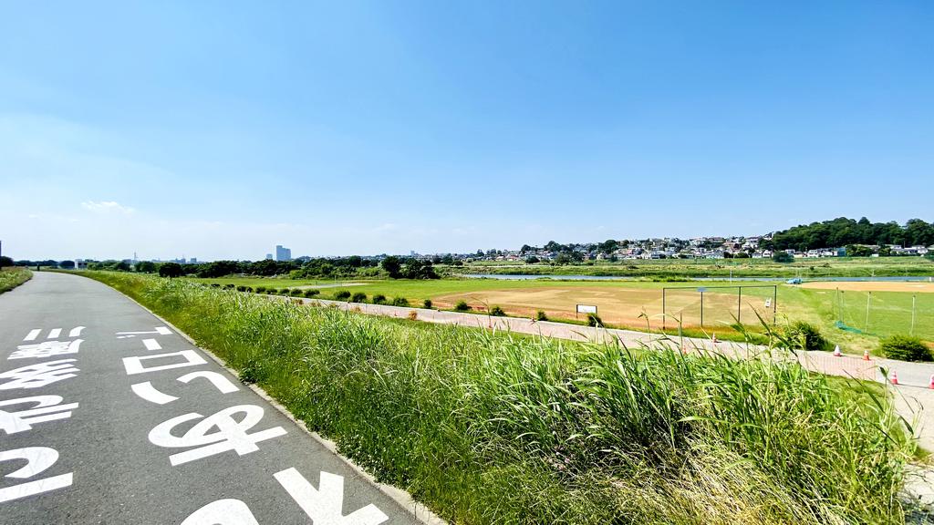 公園　ランニングに最適！多摩川沿いの丸子橋公園まで徒歩7分（公園）まで550m