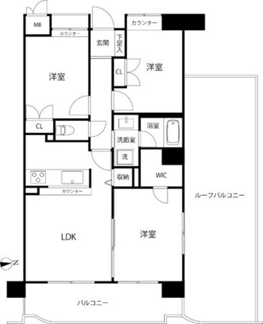 ブルームライフ向ヶ丘遊園の間取り写真