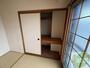 収納　寝室の収納です。部屋がすっきり片付きます。