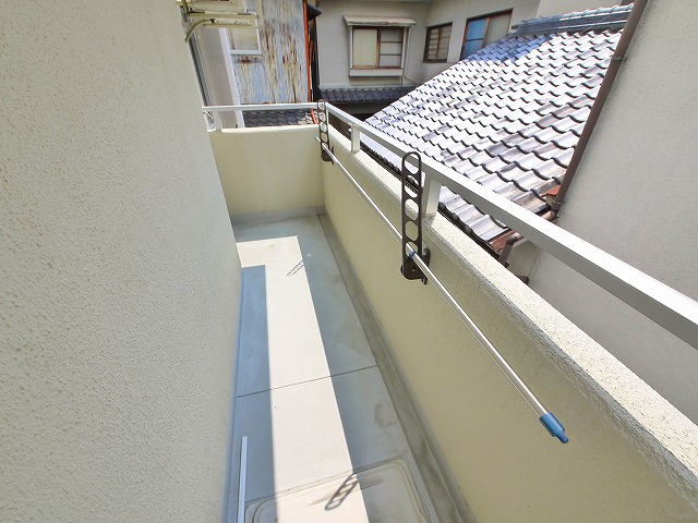 バルコニー　落ち着いた時間を過ごせるバルコニーです