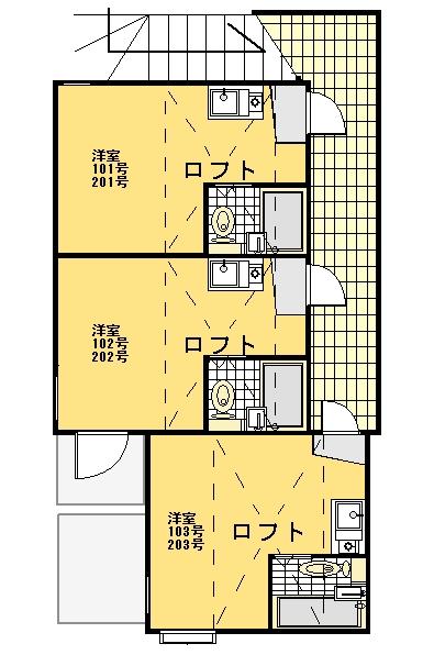 与野シティの間取り