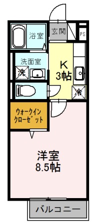 ブルースカイ山宗の間取り写真